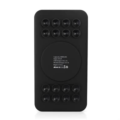 Powerbank 4000 mAh med trådløs opladning