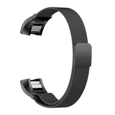 Fitbit Alta / HR armbånd - Milanese Loop - Sort - L
