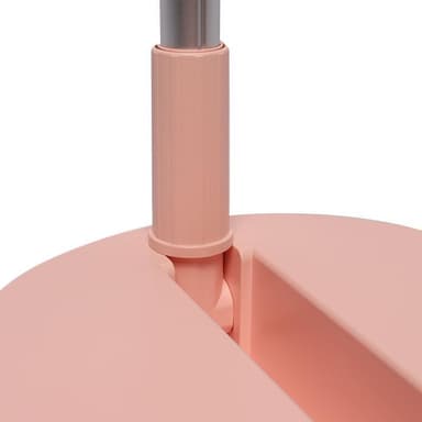 INF 10 ⬝sammenklappelig selfie ringlampe med mobil holder - lyserød