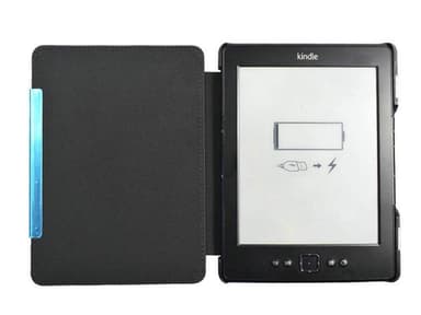 Kindle 4 / Kindle 5 taske - PU læder - brun