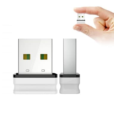USB Wifi-adapter 150 Mbps 2,4 GHz netværksadapter - hvid