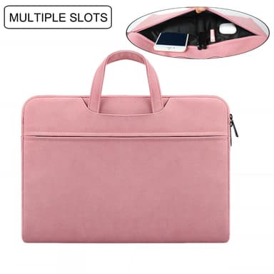 Laptoptaske 13,3 tommer PU læder - pink