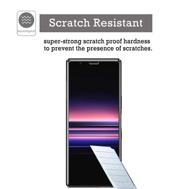 Skærmbeskytter Sony Xperia 5 Hærdet glas