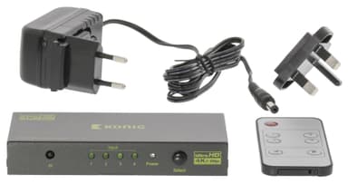 König 4-Port Ultra HD HDMI switch