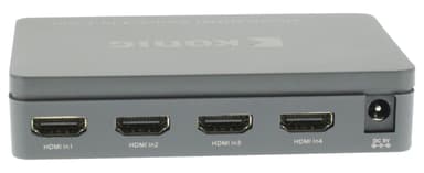 König 4-Port Ultra HD HDMI switch
