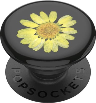 Popsockets Premium greb t. mobilenheder (pressed flower yellow daisy)
