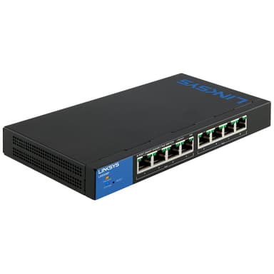 Linksys LGS308P smart 8-port Gigabit PoE Plus switch