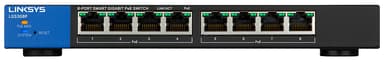 Linksys LGS308P smart 8-port Gigabit PoE Plus switch