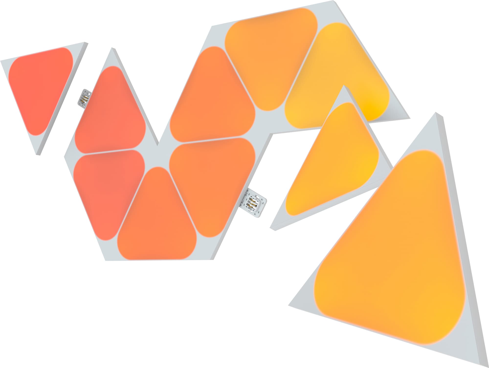 Nanoleaf Shapes Mini Triangles udvidelsespakke (10 paneler) thumbnail