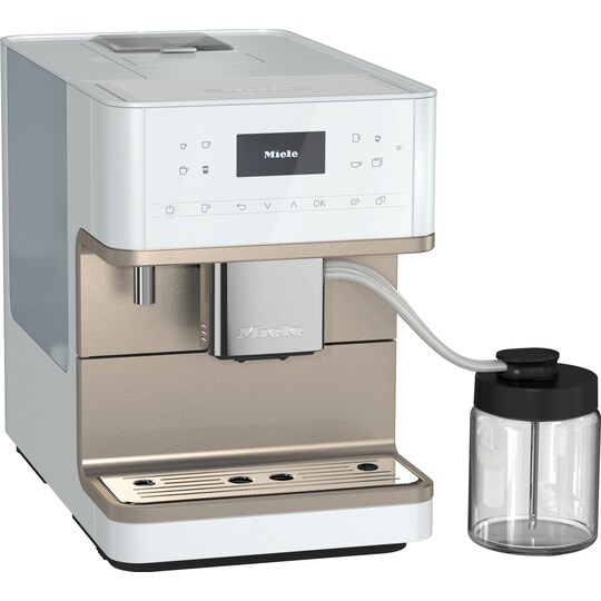 Miele CM 6 espressomaskine 11579670 (hvid/stål)
