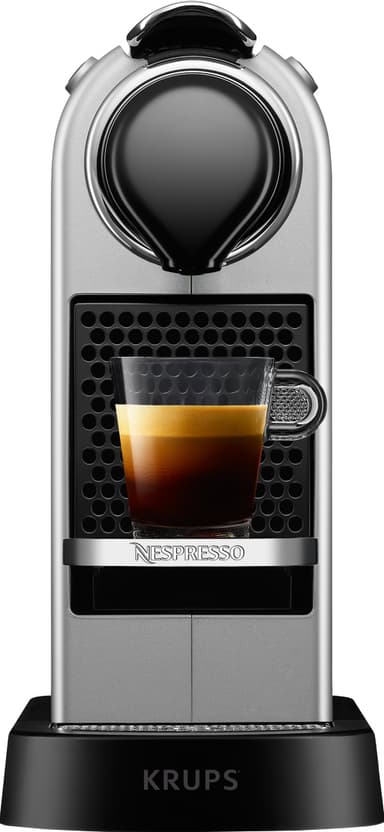 NESPRESSO® CitiZ kaffemaskine fra Krups, Silver