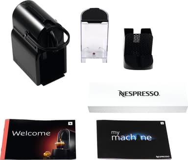 NESPRESSO® Inissia-kaffemaskine fra Delonghi, Sort