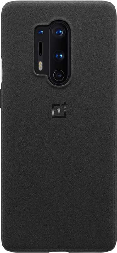 OnePlus 8 Pro sandstone beskyttende cover (sort)
