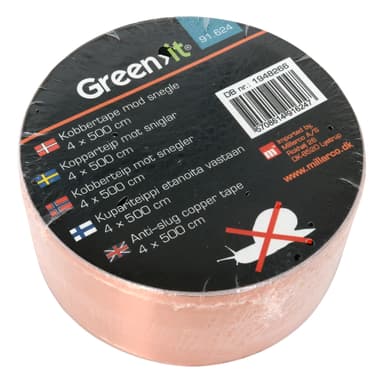 Kobbertape mod snegle 4×500 cm