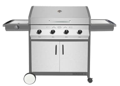 Gasgrill 4B+SB "Meridian" Rustfri døre/låg