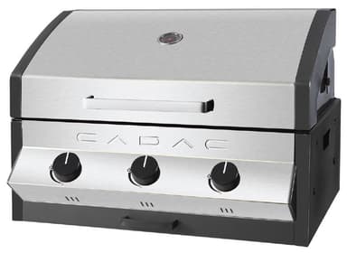 Gasgrill 3B Indbygning "Meridian" Rustfri låg