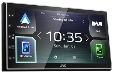JVC Double DIN Dab+ mediemodtager KW-M745DBT