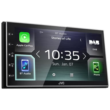 JVC Double DIN Dab+ mediemodtager KW-M745DBT