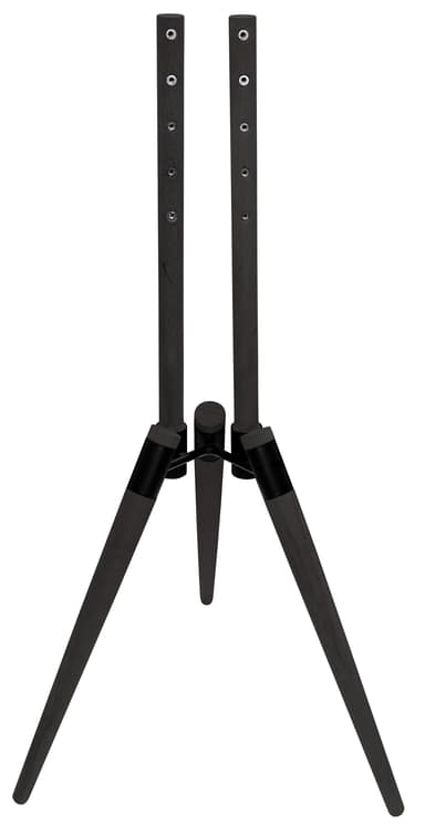 Tv-stander 37-70" - sortbejdset egetræ
