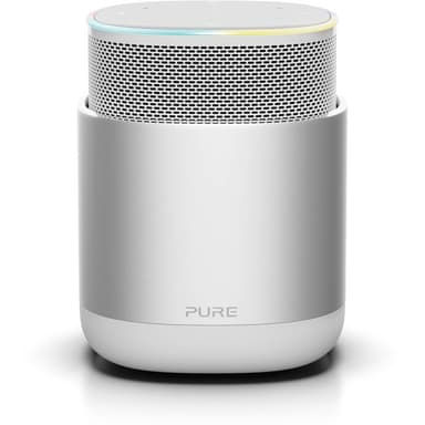 PURE Højttaler DiscovR Sølv/Hvid
