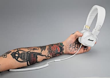 Marshall Major II on-ear hovedtelefoner - hvid
