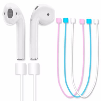 SKALO AirPods Silikone snor - Sort