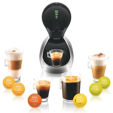 Dolce Gusto Movenza kapselmaskine - sølv
