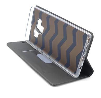 SKALO Samsung Note 9 Pungetui Ultra-tyndt design - Mørkegrå