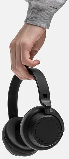 Microsoft Surface Headphones 2 trådløse around-ear høretelefoner (sort)