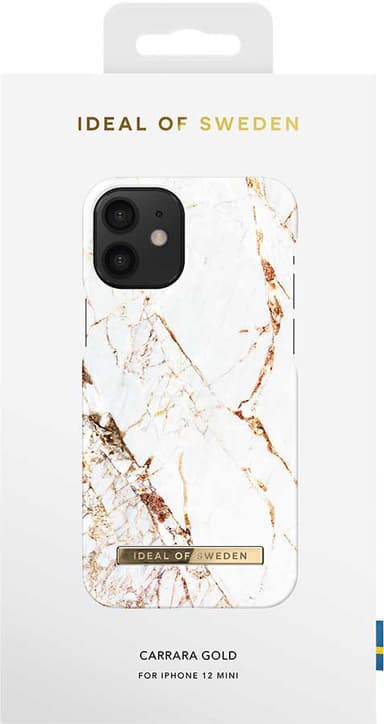 iDeal fashion cover til iPhone 12 mini (carrara gold)