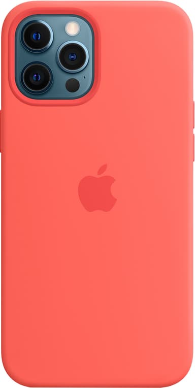 iPhone 12 Pro Max silikonecover med MagSafe (pink citrus)