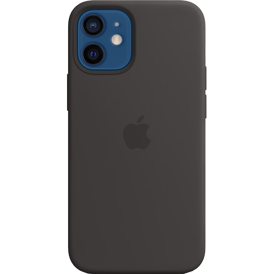 iPhone 12 mini silikonecover med MagSafe (sort)