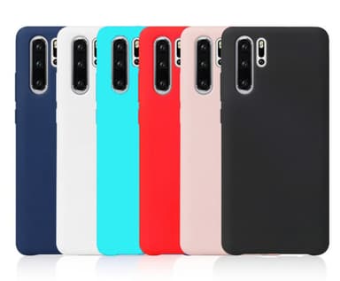 SKALO Huawei P30 Pro Ultratynd TPU-skal - Rød