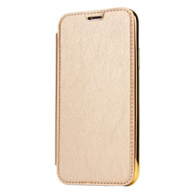 SKALO iPhone 7/8 Flip Cover TPU Ultratyndt - Guld
