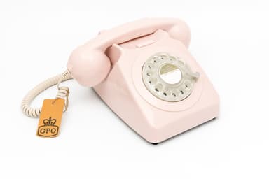 GPO 746 Retro Drejeskivetelefon - Pink