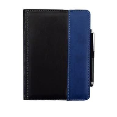 Kindle Touch-etui med Stylus-pen - PU-læder - sort / blå