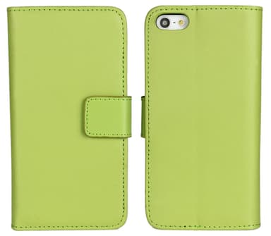 videnskabelig høst Antologi SKALO iPhone 5/5S/SE(1:a gen) Flip Cover m. Pung i Ægte Læder - Grøn |  Elgiganten