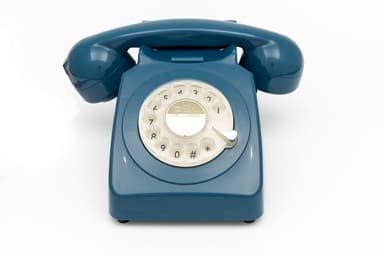 GPO 746 Retro Drejeskivetelefon - Mørkeblå