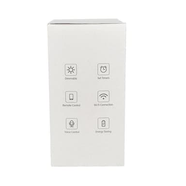 INF Wifi Smart LED-lampe RGB Multicolor dæmpbar 7,5W E27 Hvid
