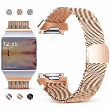 Fitbit Ionic Armbånd Milanese Loop Rose Gold (S)