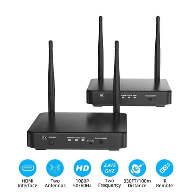 Trådløs HDMI-sender / modtager 1080p 100m