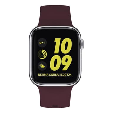 Apple Watch armbånd silikone 38/40 - Mørkerød