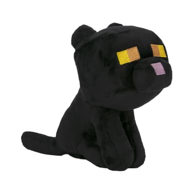 MINECRAFT HAPPY EXP PLUSH BLACK CAT, 8"