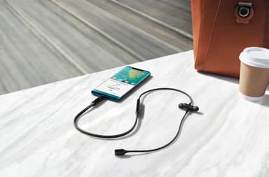 Huawei FreeLace wireless in-ear høretelefoner (graphite black)