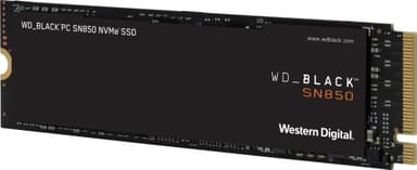 WD Black SN850 intern NVMe SSD til PS5 (1 TB)
