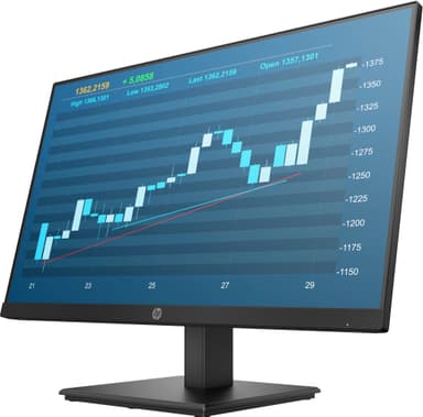 HP P244 23.8" Fuld HD PC-skærm(Sort)