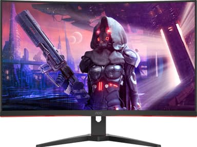 AOC C32G2AE/BK 31,5" Curved gaming skærm