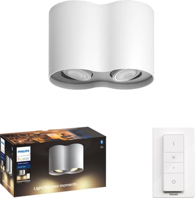 Philips Hue Pillar dobbelt spotlys 5633231P6 (hvid)