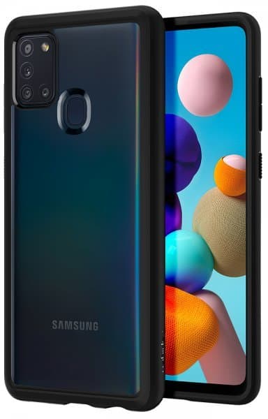 Spigen Samsung Galaxy A21s Cover Ultra Hybrid Mate Black
