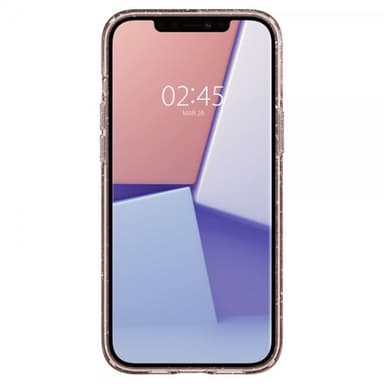 Spigen iPhone 12/iPhone 12 Pro Cover Liquid Crystal Glitter Rose Quartz